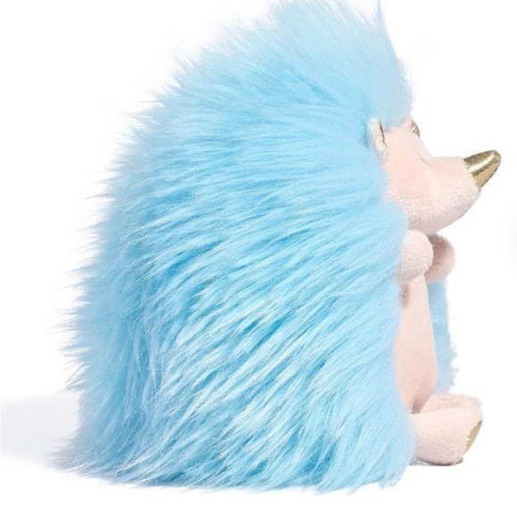 FAO Schwartz Sparklers BLUE Hedgehog Plush Toy. NWT - Picture 3 of 15